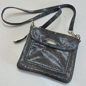 Coach Black Snakeskin Crossbody Bag